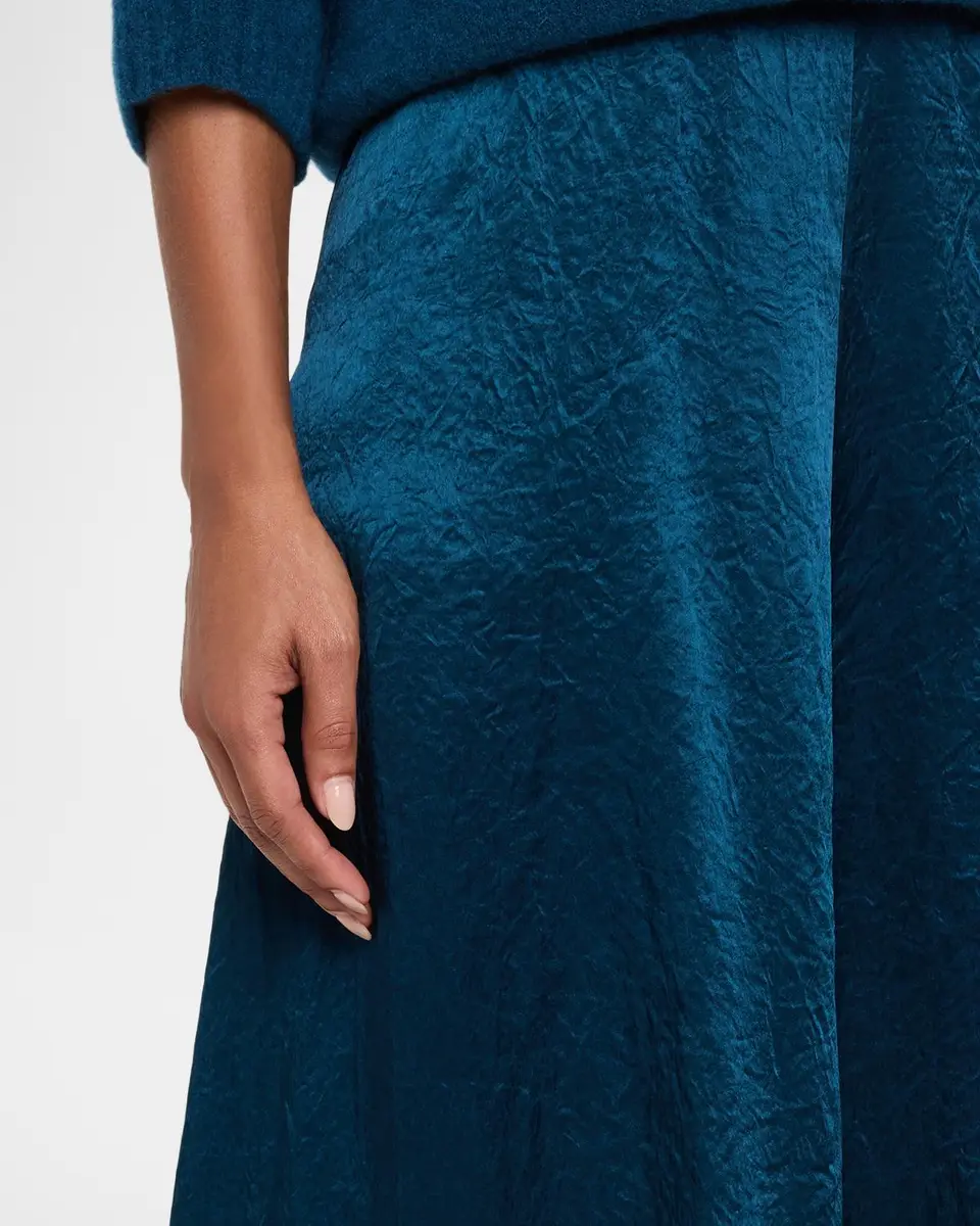 Eileen Fisher Crinkled Satin Maxi Skirt | Thumbnail 5 Eileen Fisher Crinkled Satin Maxi Skirt | Thumbnail 5