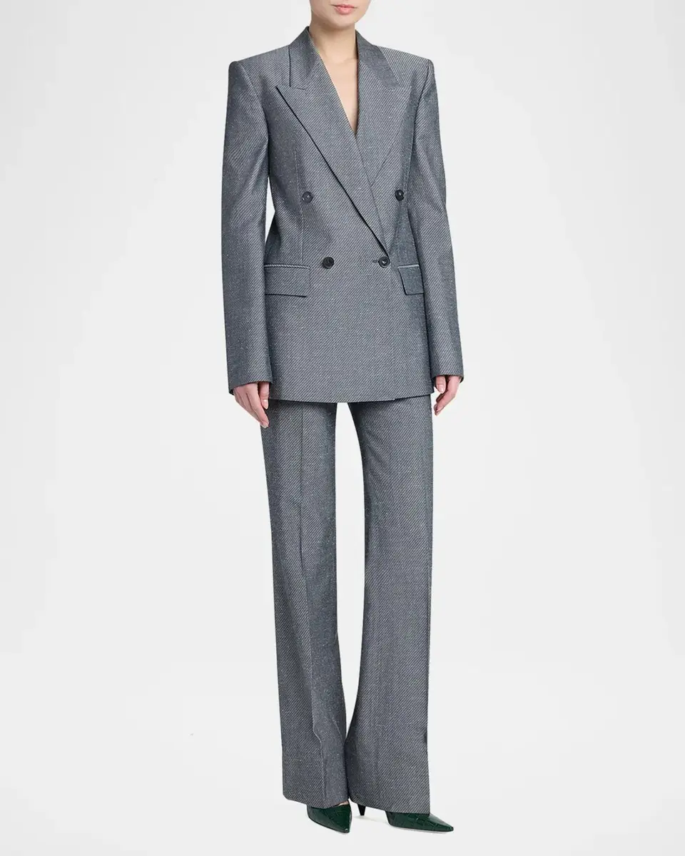 Stella McCartney Twill Straight-Leg Pants | Thumbnail 2 Stella McCartney Twill Straight-Leg Pants | Thumbnail 2