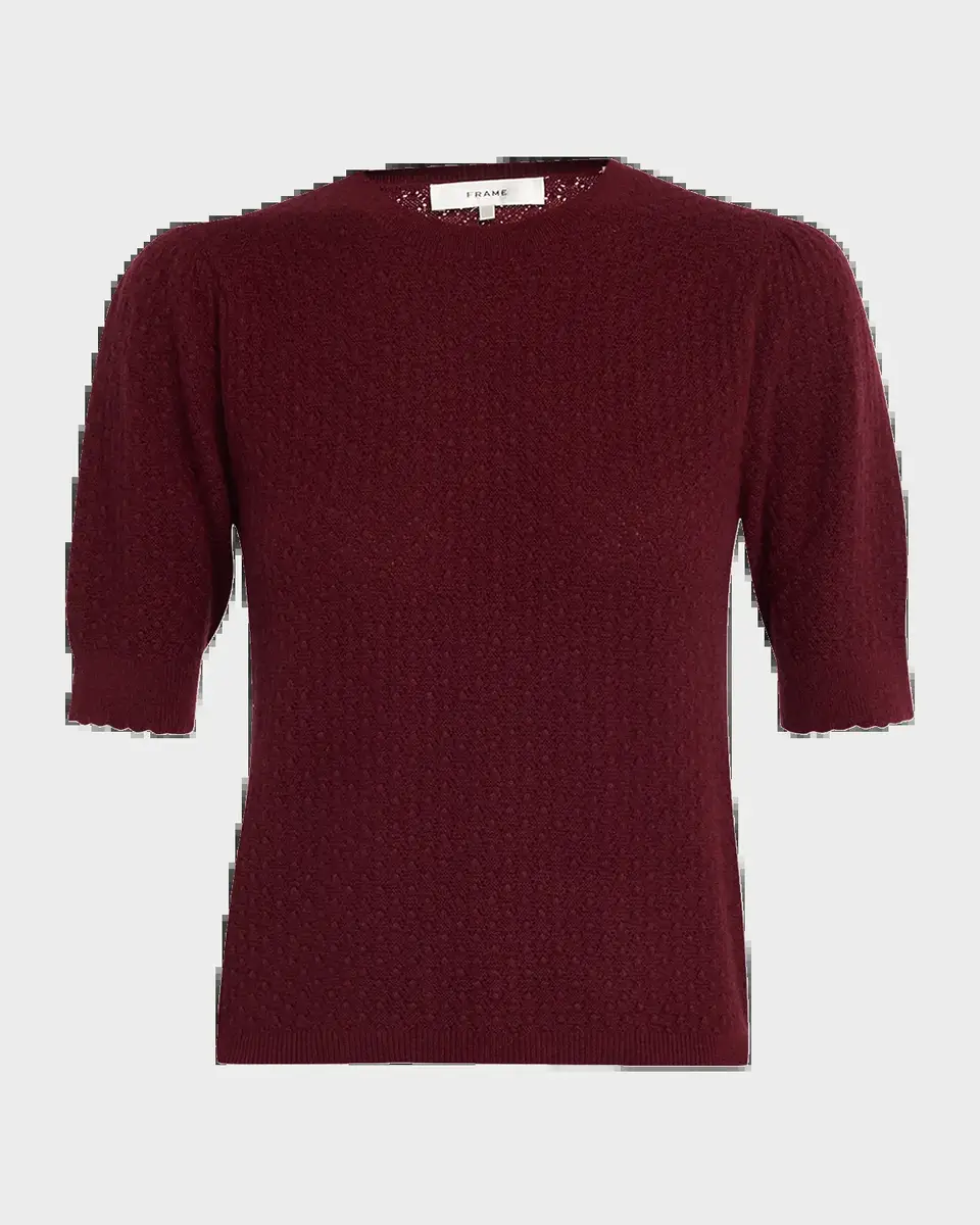 Frame The Gathered Honeycomb Cashmere Sweater | Thumbnail 2