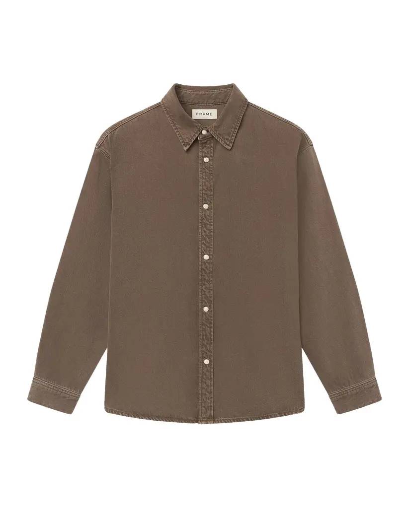 Frame Men's Relaxed Denim Overshirt | Image 1 Frame Men's Relaxed Denim Overshirt | Image 1