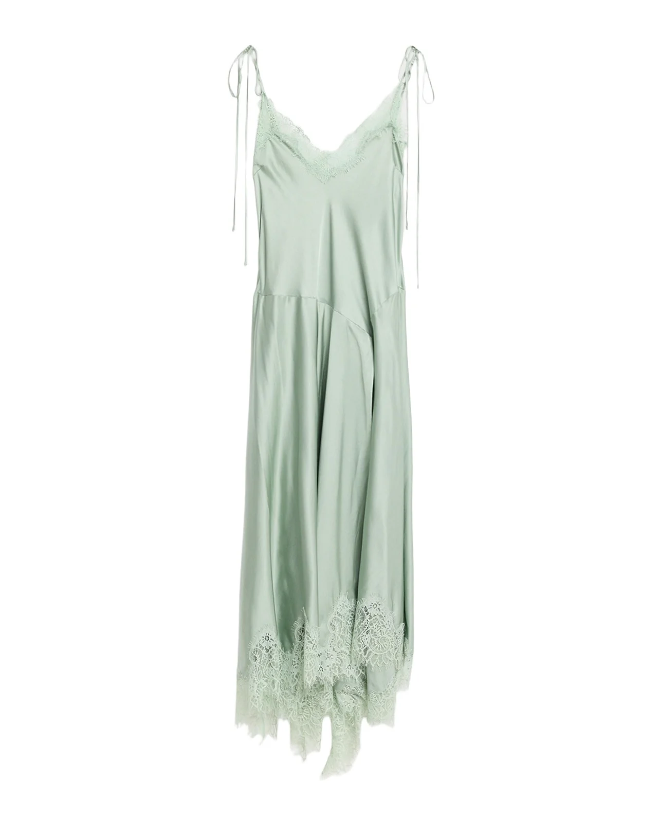 Aleena Satin Lace Maxi Dress Aleena Satin Lace Maxi Dress