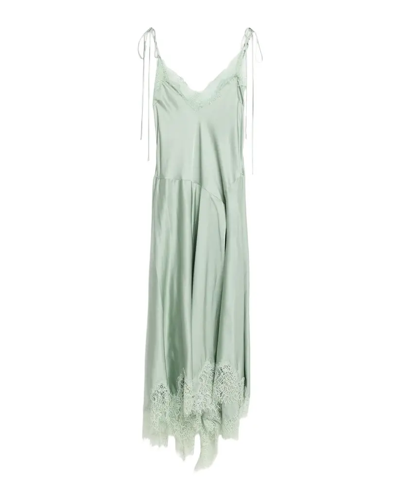 A.L.C. Aleena Satin Lace Maxi Dress | Image 1 A.L.C. Aleena Satin Lace Maxi Dress | Image 1
