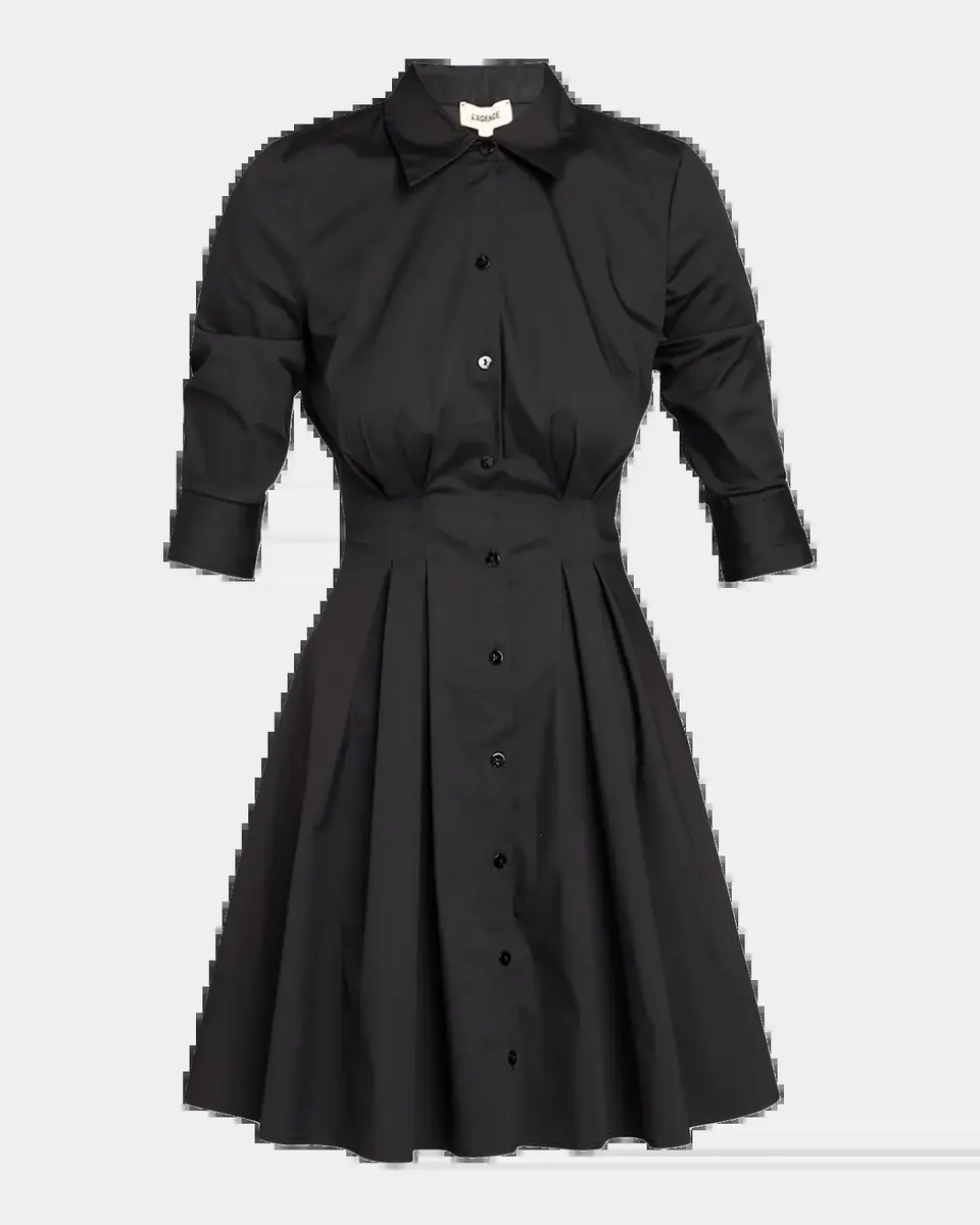 L'Agence Journi Pintucked Shirtdress | Thumbnail 2 L'Agence Journi Pintucked Shirtdress | Thumbnail 2