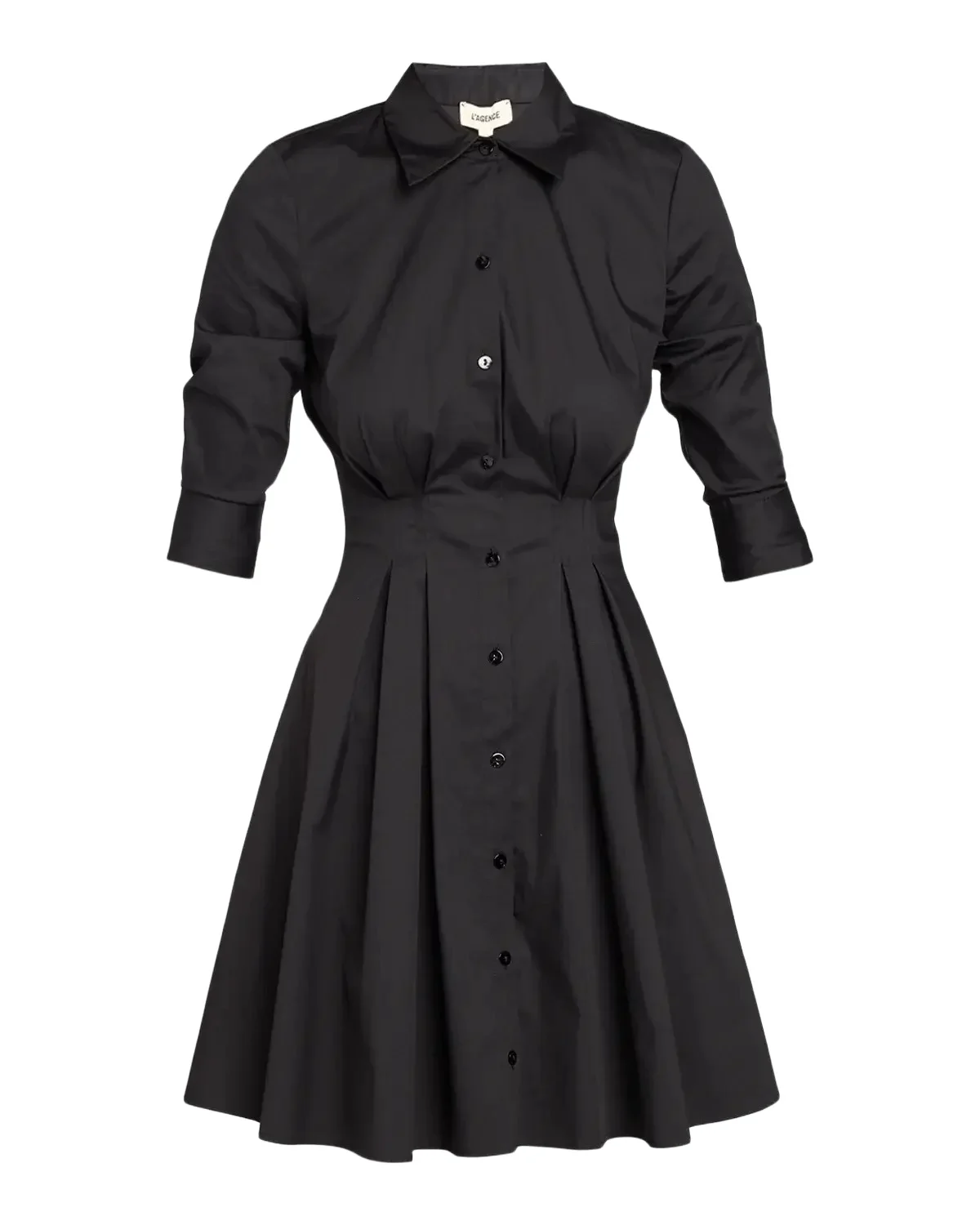 L'Agence Journi Pintucked Shirtdress