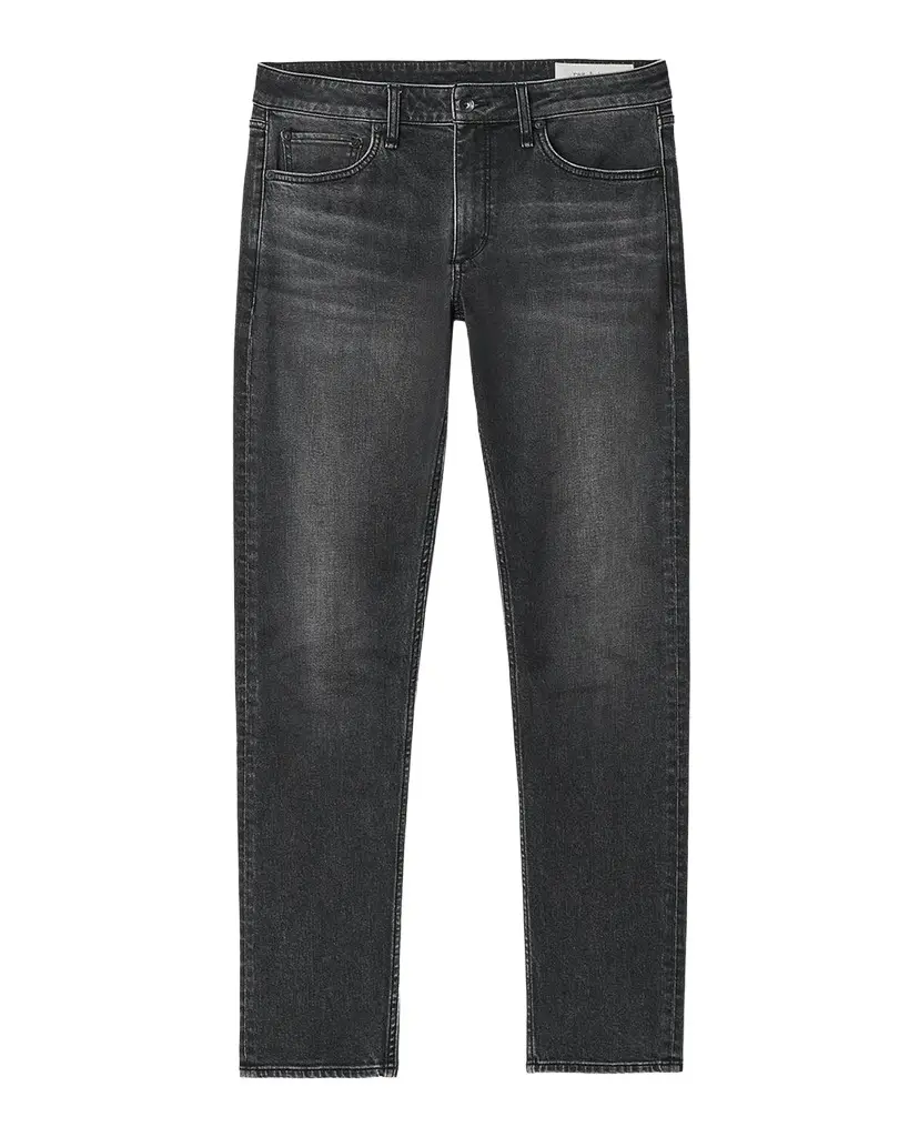 rag & bone Men's Faded Wash Whiskered Jeans