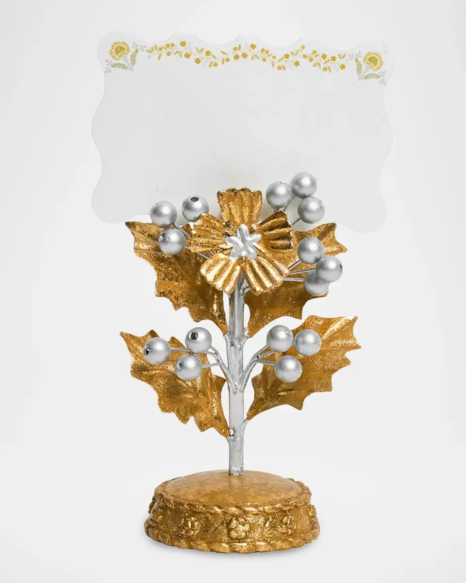 Juliska Forest Walk Holly Place Card Holder | Thumbnail 2 Juliska Forest Walk Holly Place Card Holder | Thumbnail 2