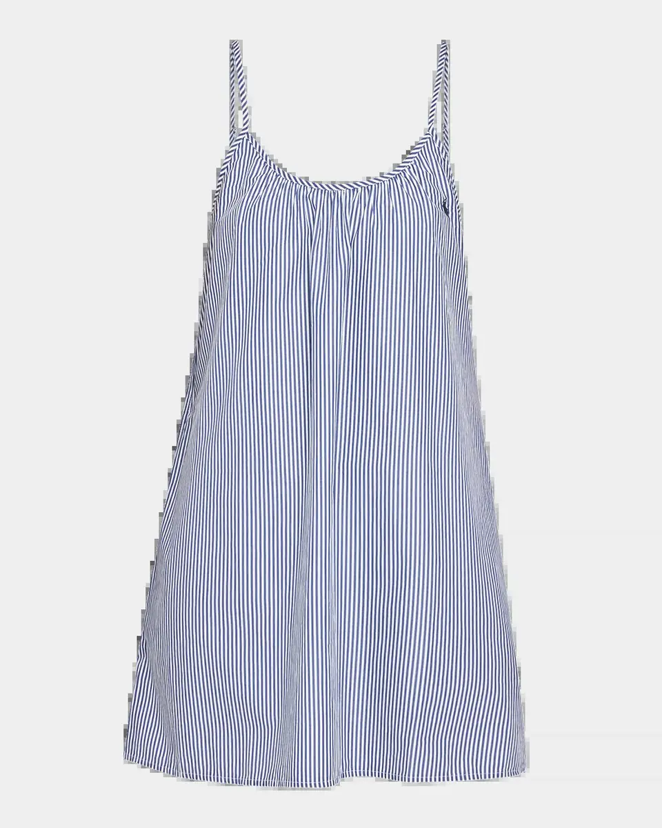 Polo Ralph Lauren Striped Cotton Gathered Mini Slipdress | Thumbnail 2 Polo Ralph Lauren Striped Cotton Gathered Mini Slipdress | Thumbnail 2