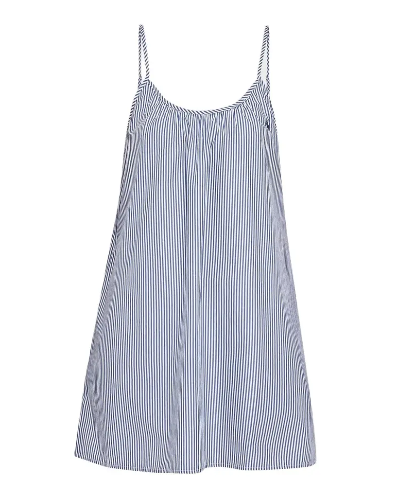 Polo Ralph Lauren Striped Cotton Gathered Mini Slipdress | Image 1 Polo Ralph Lauren Striped Cotton Gathered Mini Slipdress | Image 1