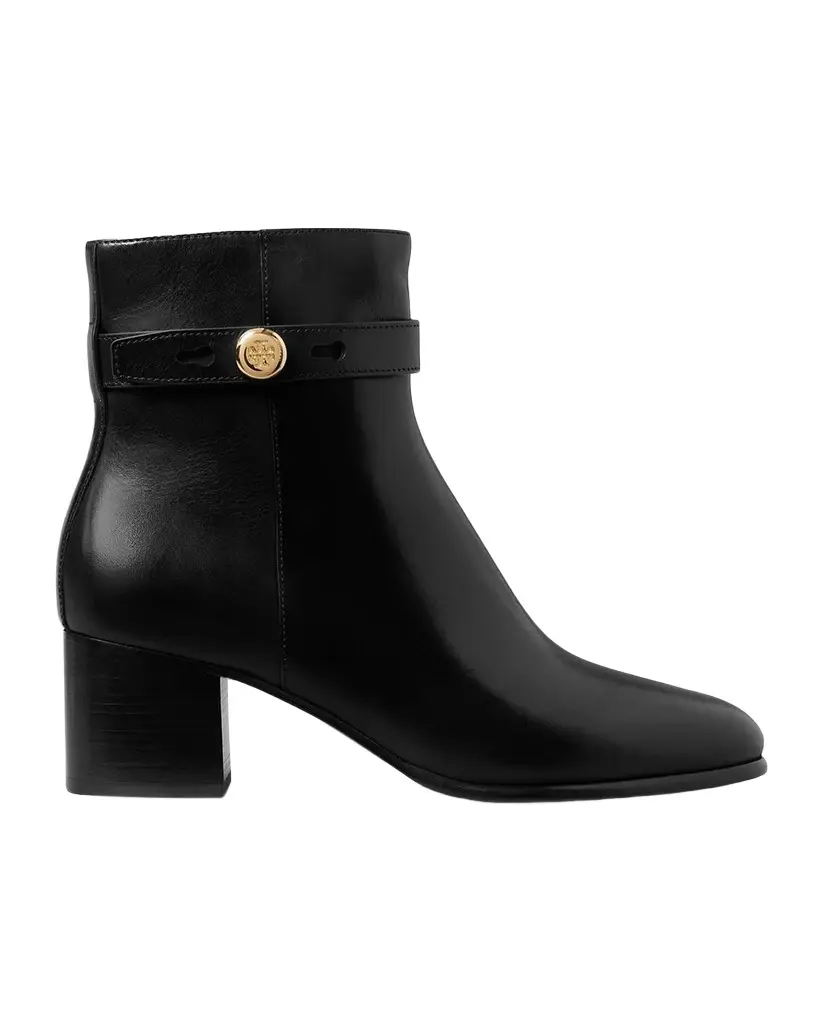 Tory Burch Romy 50MM Leather Ankle Boot