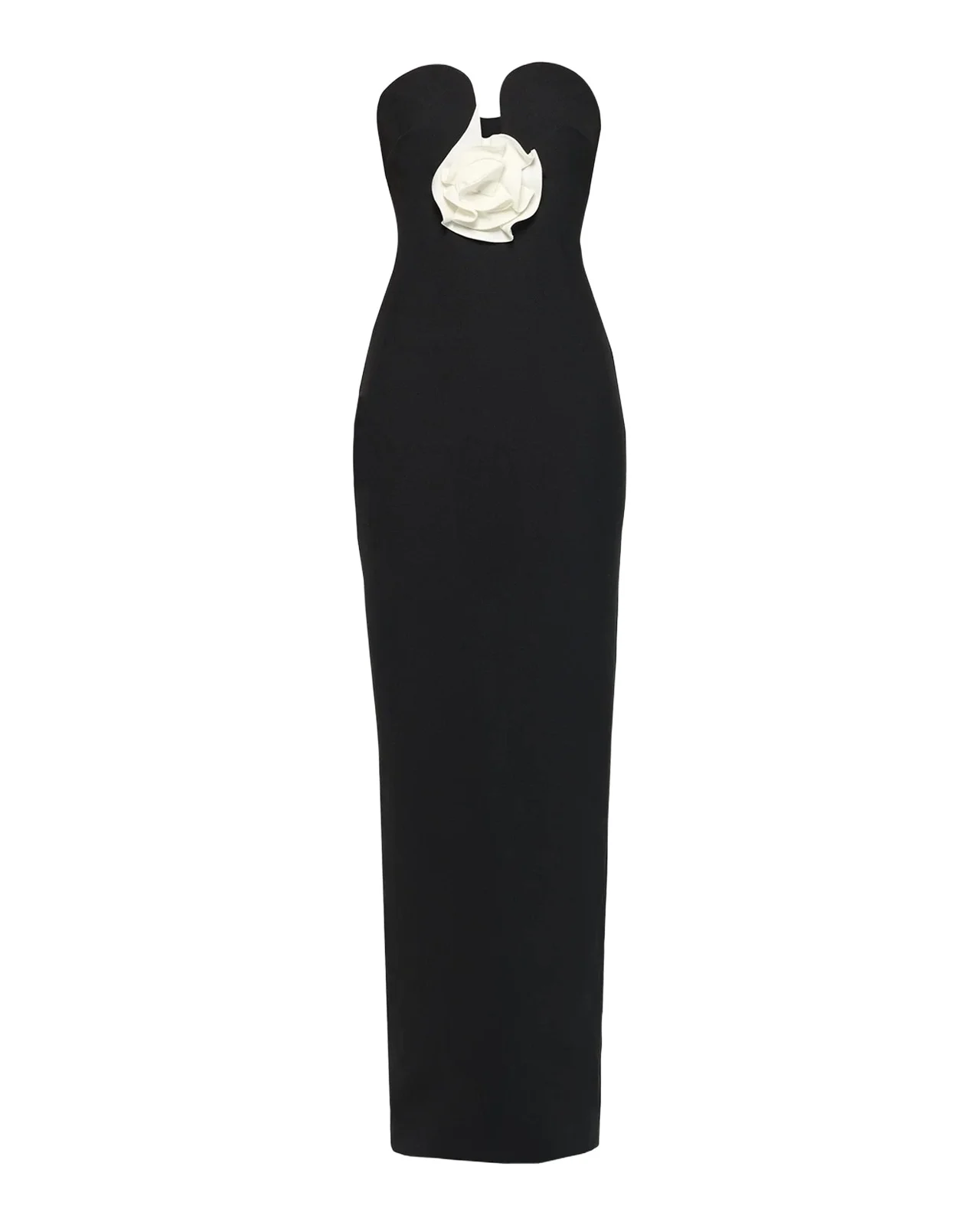 Strapless Rosette Column Gown Strapless Rosette Column Gown