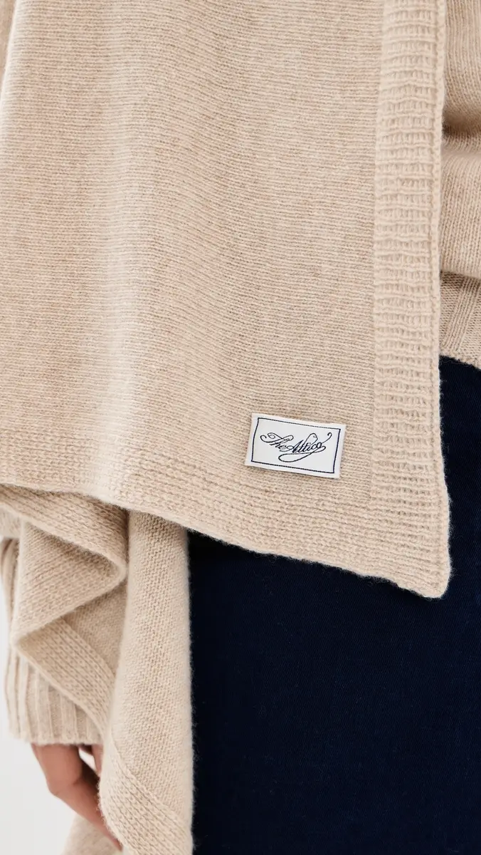 The Attico Draped Wool Sweater | Thumbnail 6 The Attico Draped Wool Sweater | Thumbnail 6