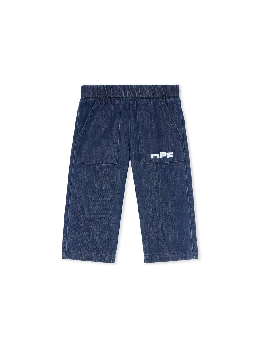 Off-White Type Logo Denim Logo Pants | Thumbnail 2 Off-White Type Logo Denim Logo Pants | Thumbnail 2