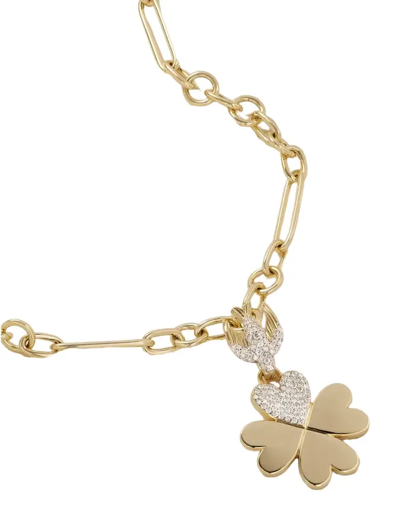Foundrae 18-karat Gold Diamond Pendant Necklace | Image 1 Foundrae 18-karat Gold Diamond Pendant Necklace | Image 1
