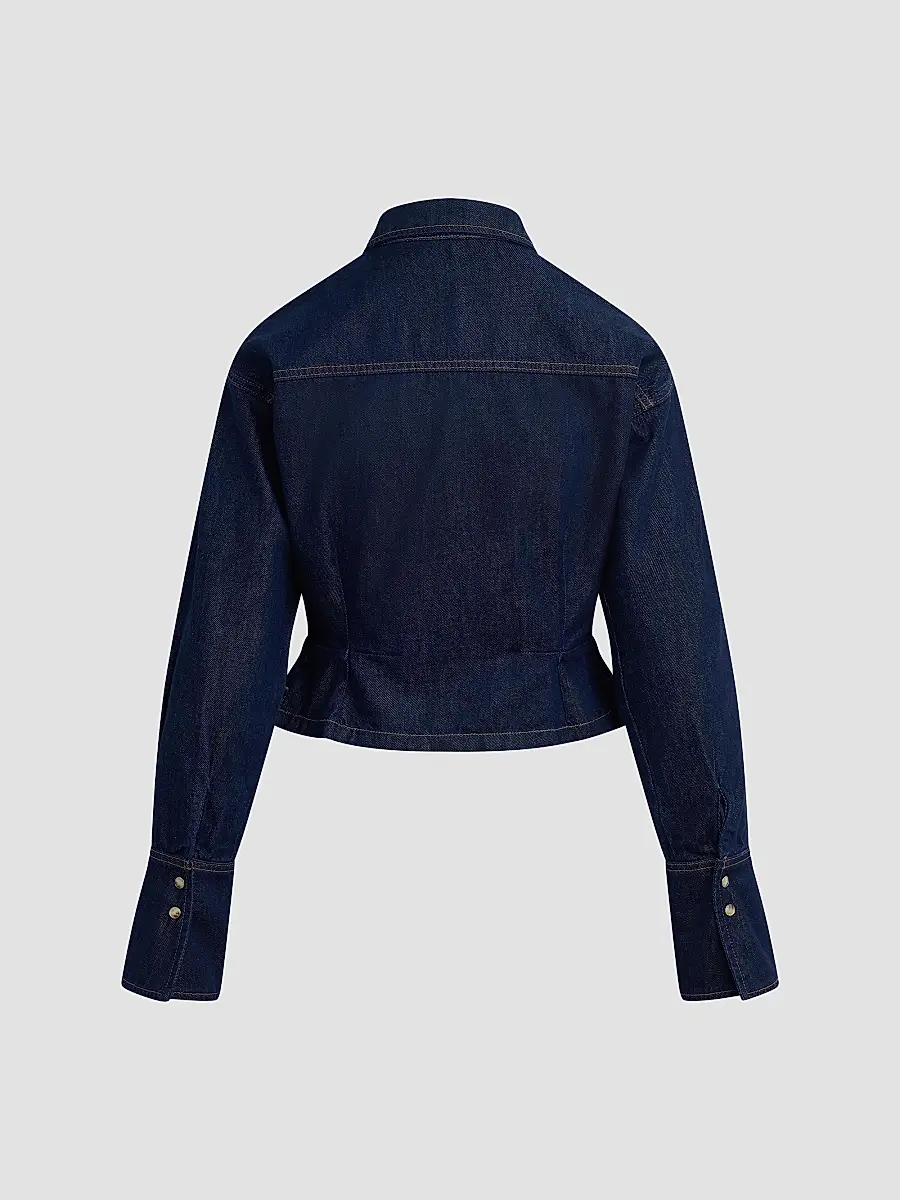 Favorite Daughter Women's The Eyes On Me Denim Shirt | Thumbnail 6 Favorite Daughter Women's The Eyes On Me Denim Shirt | Thumbnail 6