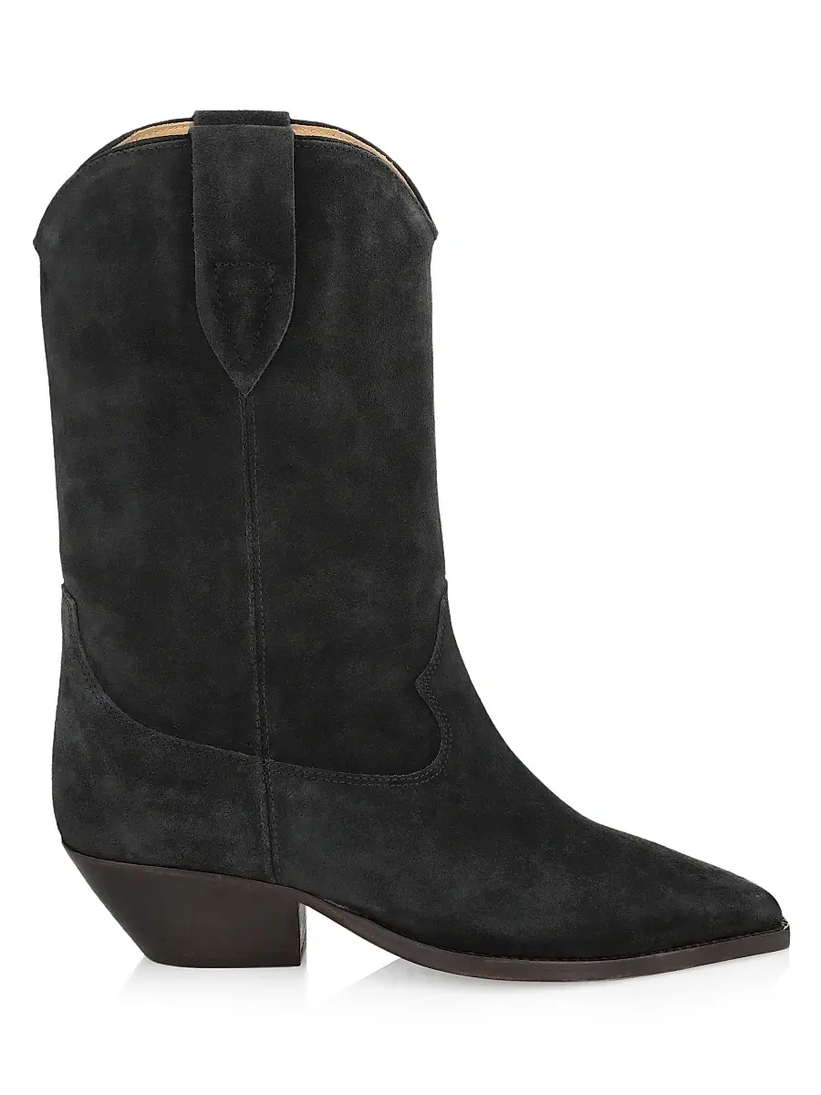 Isabel Marant Women's Duerto 40MM Suede Western Boots