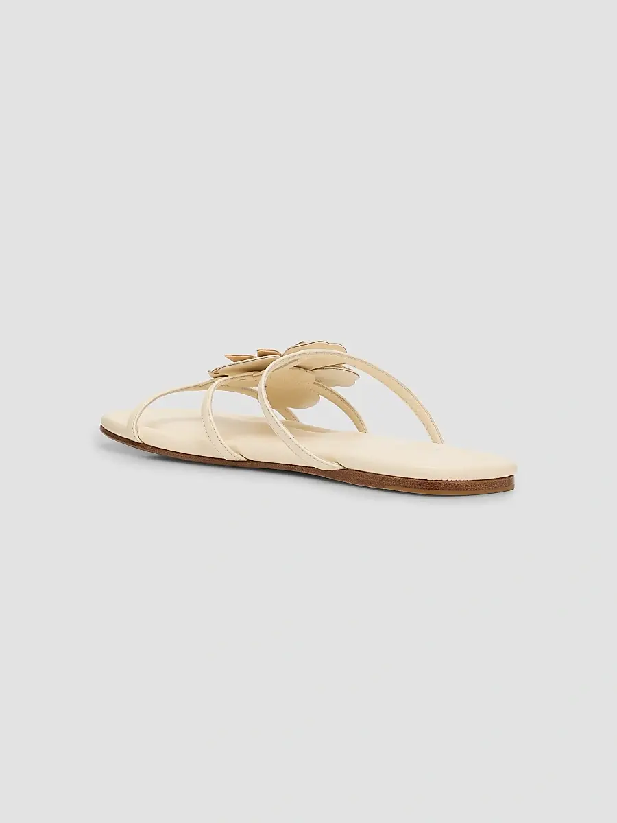 Zimmermann Women's Belara Flower-Appliqué Leather Sandals | Thumbnail 2 Zimmermann Women's Belara Flower-Appliqué Leather Sandals | Thumbnail 2