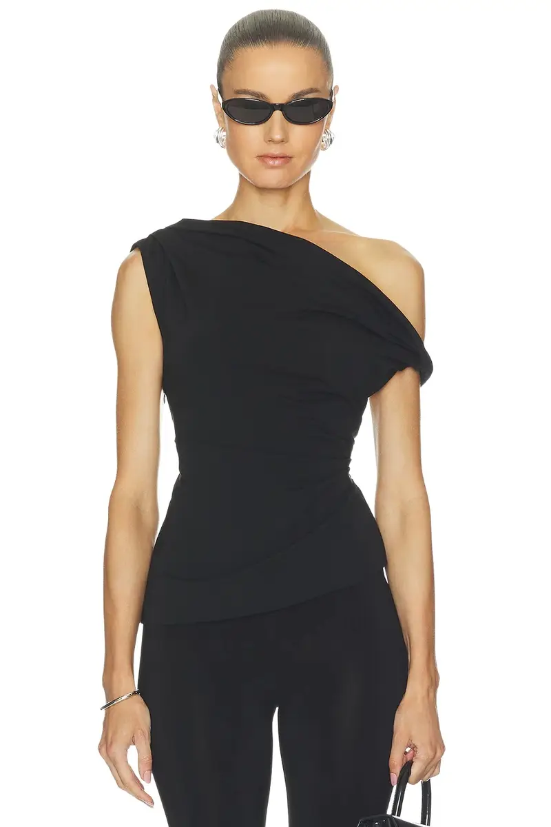 Zerra Draped Top Zerra Draped Top