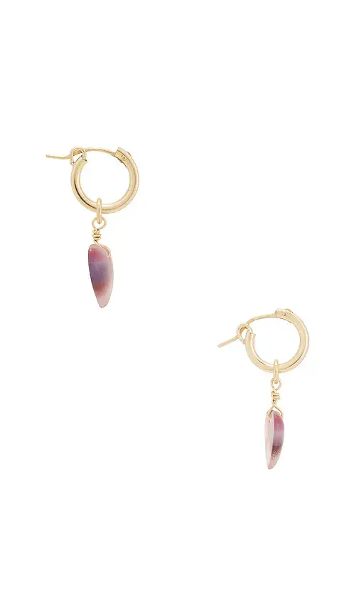Brinker + Eliza Brinker + Eliza Violet Muse Earrings | Thumbnail 2