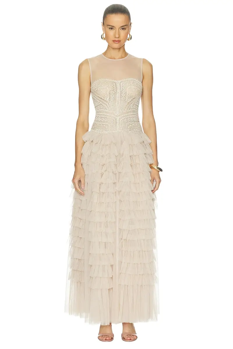 Orla Crochet & Tulle Dress