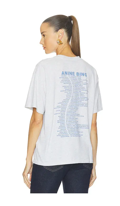 Anine Bing Cade Tee Wave | Image 1 Anine Bing Cade Tee Wave | Image 1