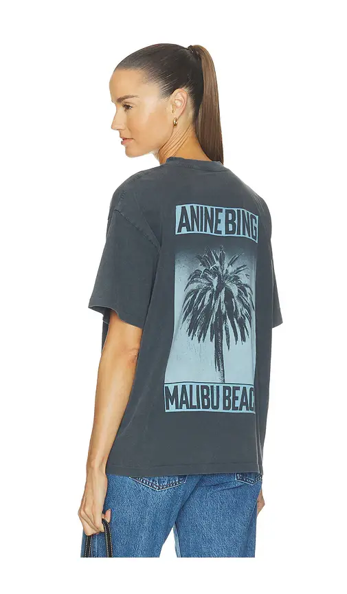 Anine Bing Cade Tee Palm | Image 1 Anine Bing Cade Tee Palm | Image 1