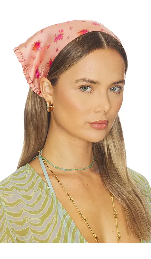 Ganni Silk Head Scarf | Image 1 Ganni Silk Head Scarf | Image 1