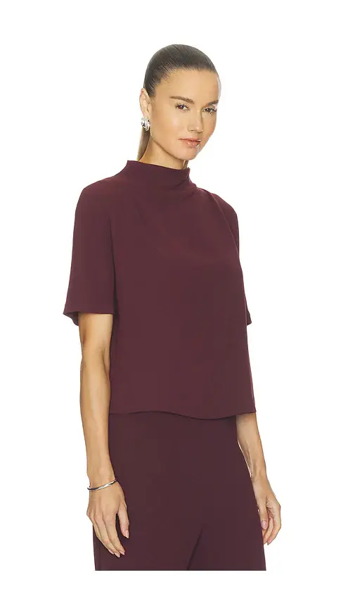 Vince Draped Funnel Neck Top | Thumbnail 2 Vince Draped Funnel Neck Top | Thumbnail 2