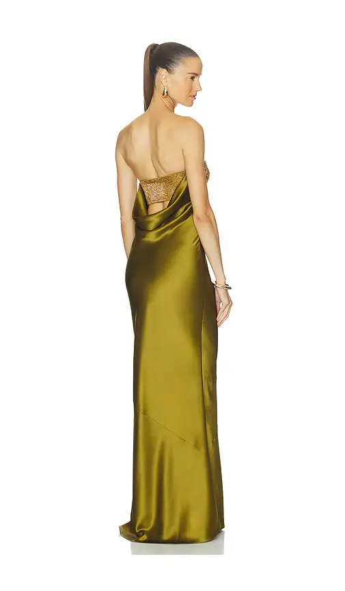 Retrofête Graziella Embellished Dress