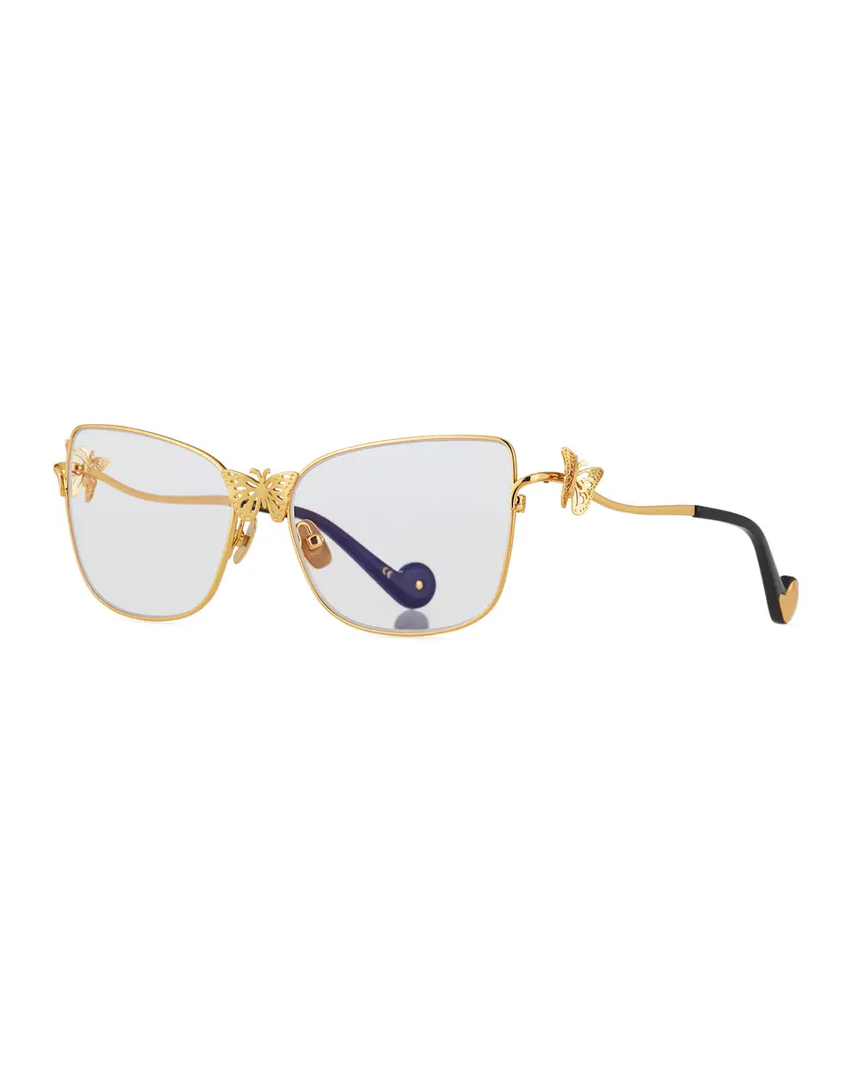 Anna-Karin Karlsson Le Papillon Cat-Eye Optical Frames w/ 3D Butterfly Detail | Thumbnail 6 Anna-Karin Karlsson Le Papillon Cat-Eye Optical Frames w/ 3D Butterfly Detail | Thumbnail 6