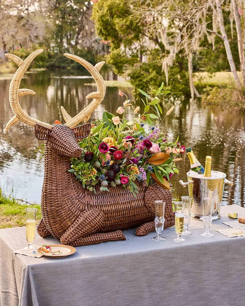 Juliska Devon Willow Stag Rattan Party Bucket | Thumbnail 4 Juliska Devon Willow Stag Rattan Party Bucket | Thumbnail 4