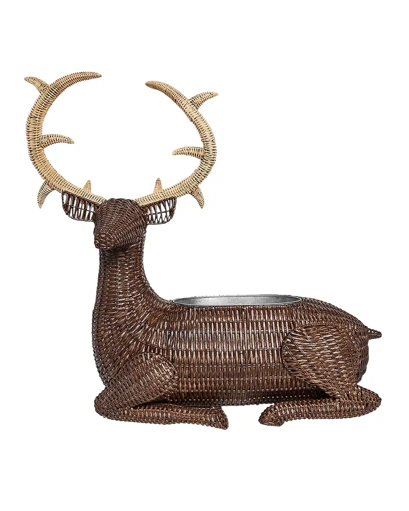 Juliska Devon Willow Stag Rattan Party Bucket