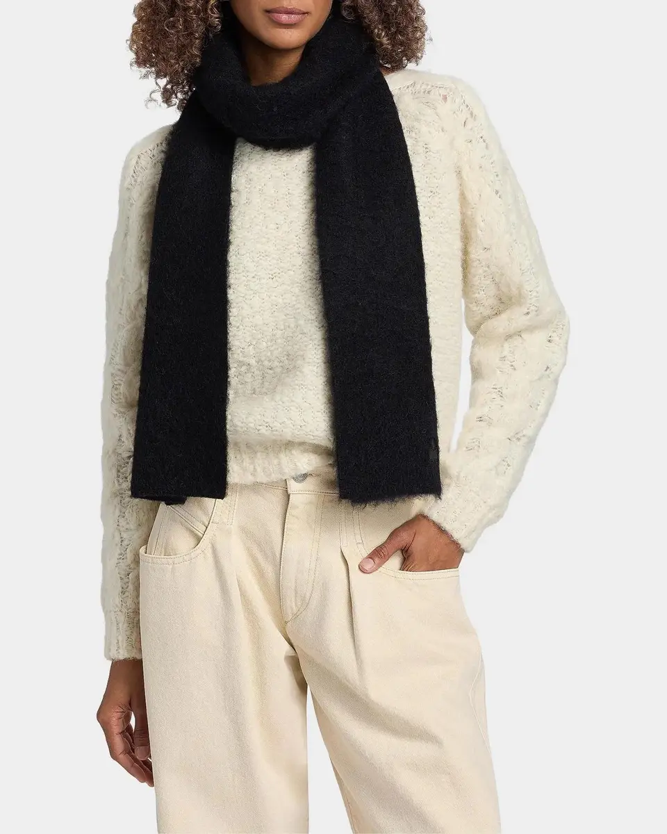 Isabel Marant Peliz Baby Alpaca-Blend Scarf | Thumbnail 2