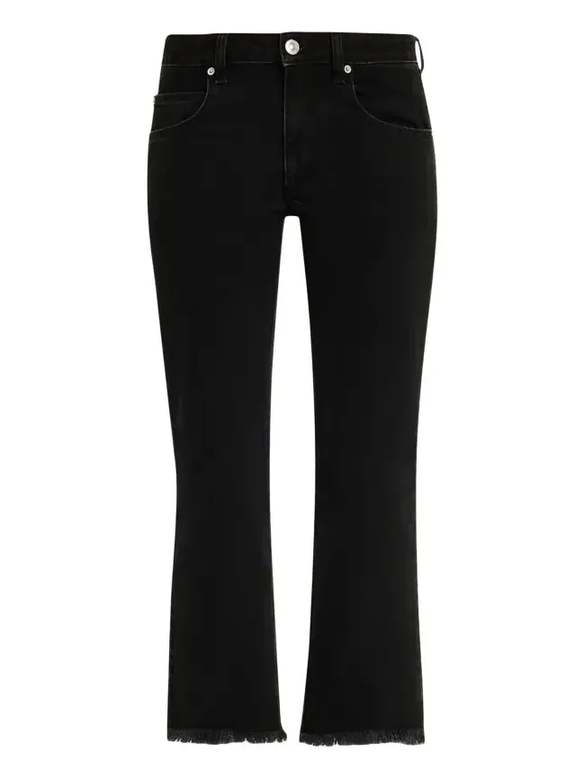 Ombela Frayed Straight-Leg Ankle Jeans Ombela Frayed Straight-Leg Ankle Jeans