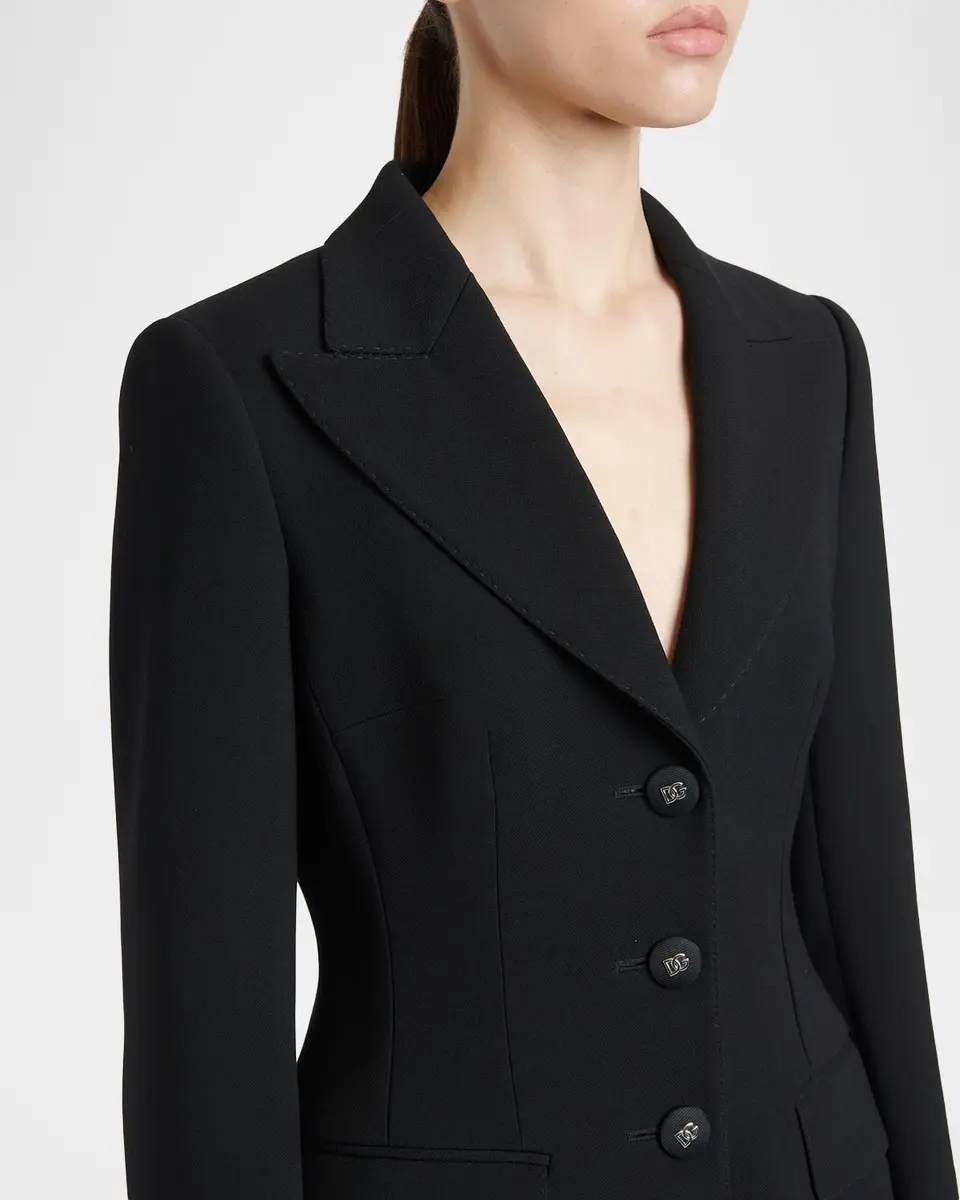 Dolce & Gabbana Double Wool Crepe Single-Breasted Slim Jacket | Thumbnail 5 Dolce & Gabbana Double Wool Crepe Single-Breasted Slim Jacket | Thumbnail 5