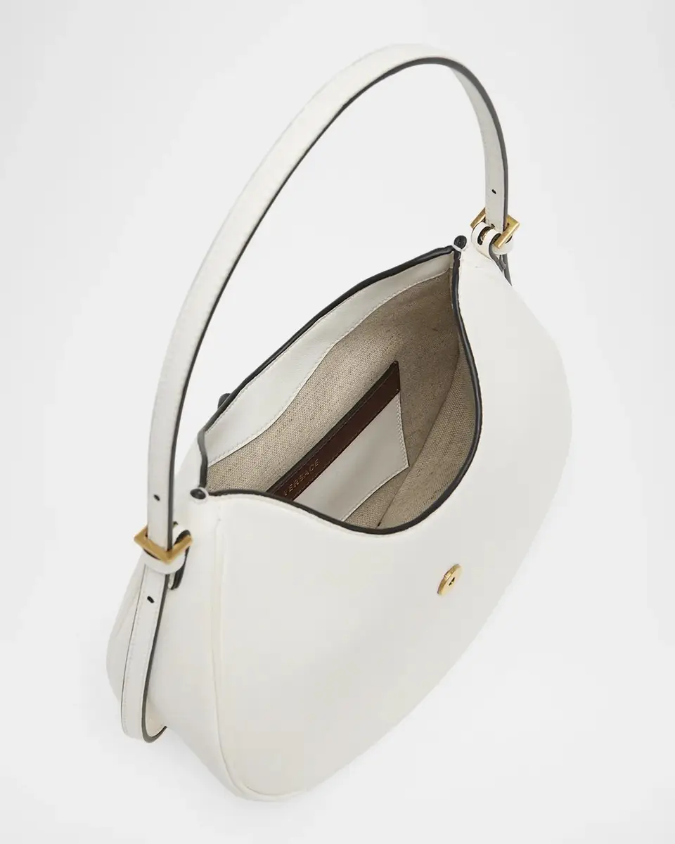 Versace Medusa Small Leather Hobo Bag | Thumbnail 4 Versace Medusa Small Leather Hobo Bag | Thumbnail 4