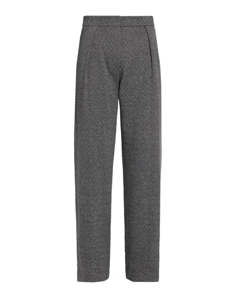 Emporio Armani Straight-Leg Chevron Trousers | Image 1 Emporio Armani Straight-Leg Chevron Trousers | Image 1