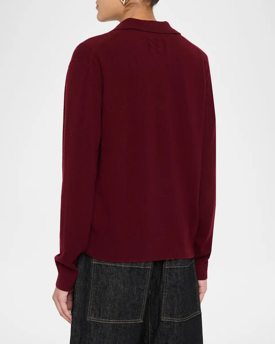Nili Lotan Jovan Cashmere Polo Sweater | Thumbnail 3 Nili Lotan Jovan Cashmere Polo Sweater | Thumbnail 3