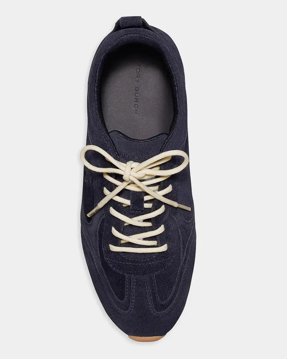 Tory Burch Field Suede Low-Top Sneakers | Thumbnail 3 Tory Burch Field Suede Low-Top Sneakers | Thumbnail 3