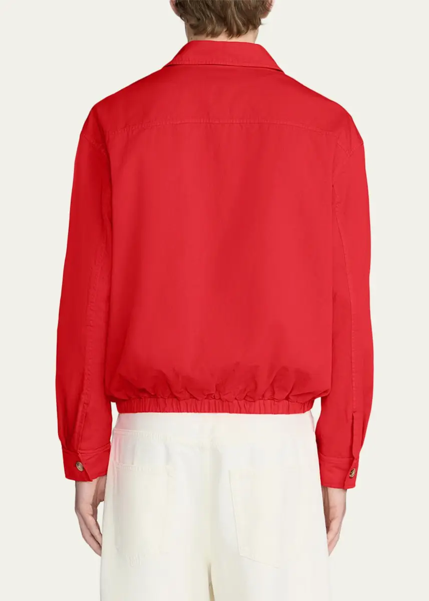 Frame Men's x Sotheby's Cotton Zip-Up Bomber Jacket | Thumbnail 3 Frame Men's x Sotheby's Cotton Zip-Up Bomber Jacket | Thumbnail 3