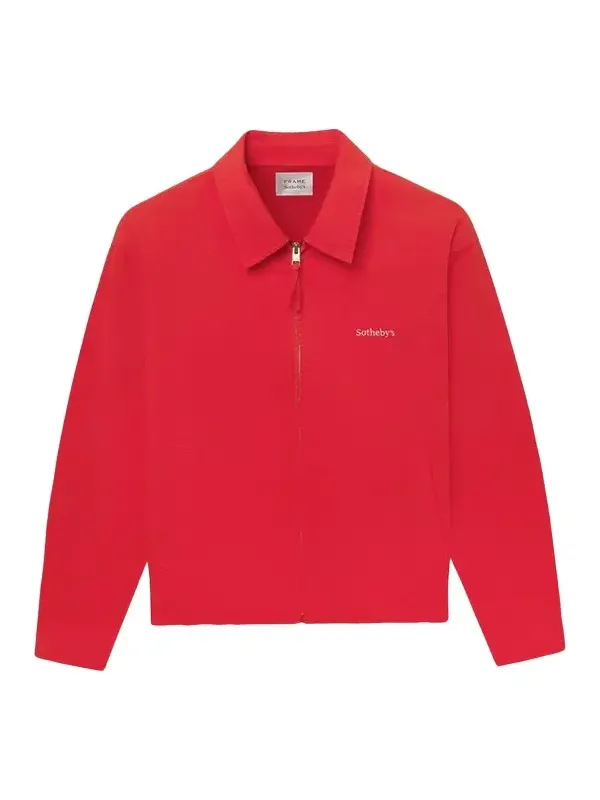 Men's x Sotheby's Cotton Zip-Up Bomber Jacket
