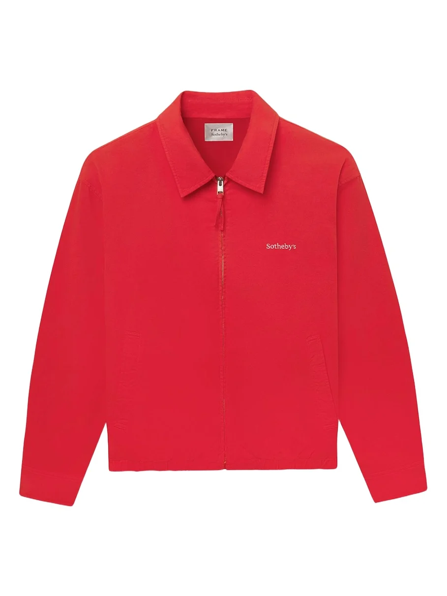 Men's x Sotheby's Cotton Zip-Up Bomber Jacket