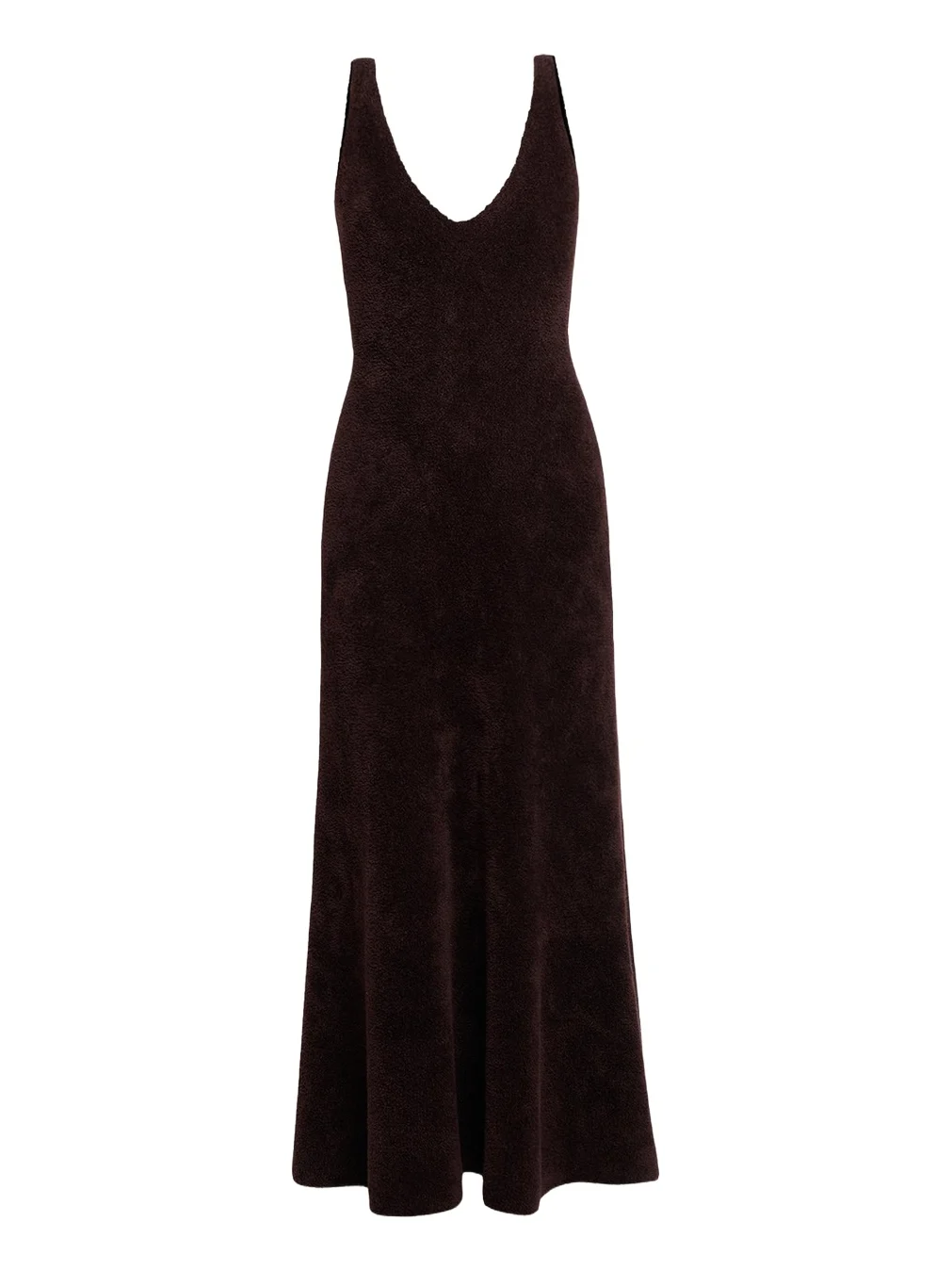 Gabriela Hearst Lady Hall Cashmere-Silk Plush Knit Maxi Slip Dress