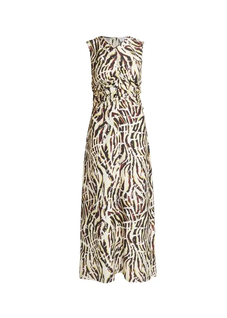 Proenza Schouler Clem Ruched Maxi Dress | Image 1 Proenza Schouler Clem Ruched Maxi Dress | Image 1
