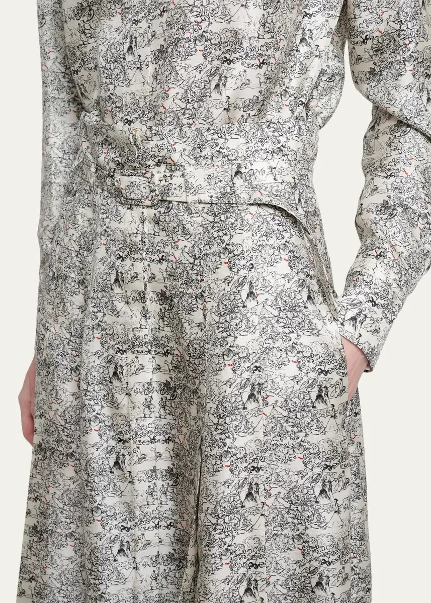 Gabriela Hearst Dugald Button-Front Pleated Silk Midi Skirt With Belt | Thumbnail 5 Gabriela Hearst Dugald Button-Front Pleated Silk Midi Skirt With Belt | Thumbnail 5