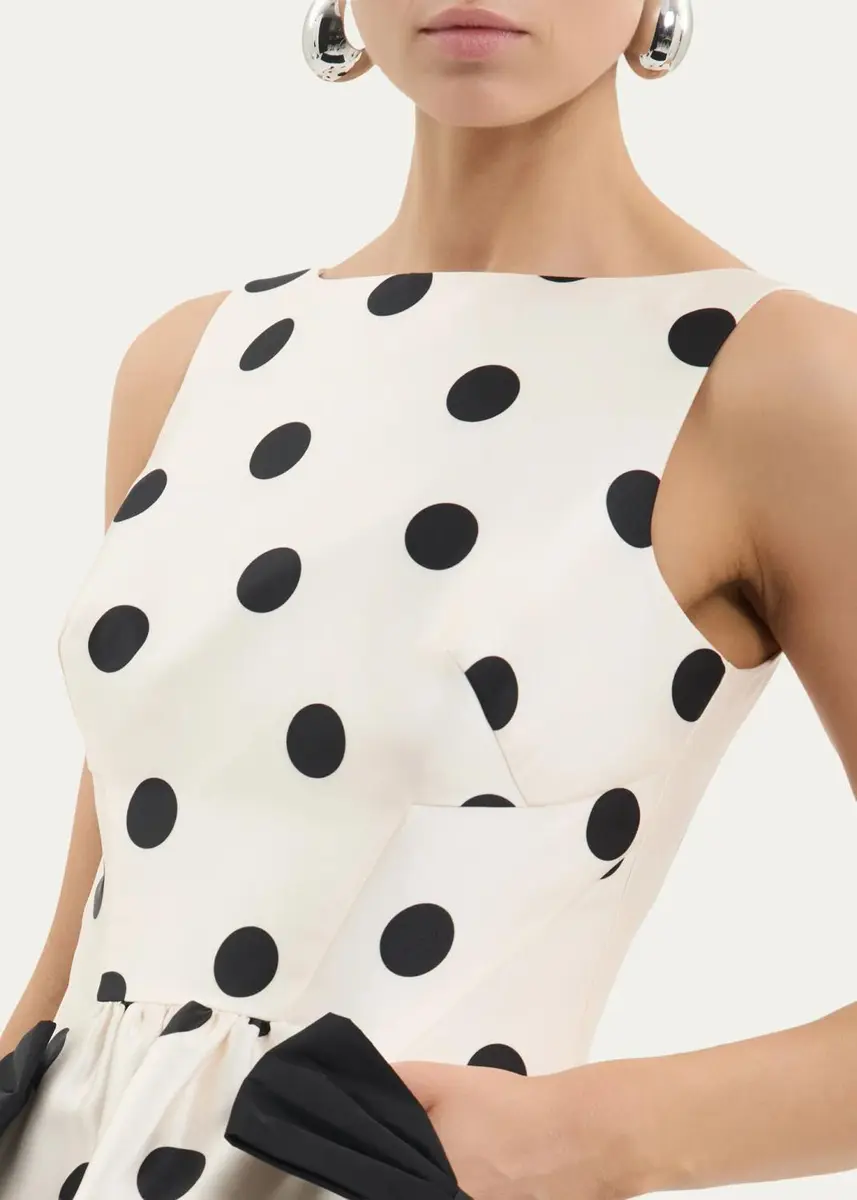 Rebecca Vallance Bacio Polka Dot Midi Dress | Thumbnail 5 Rebecca Vallance Bacio Polka Dot Midi Dress | Thumbnail 5
