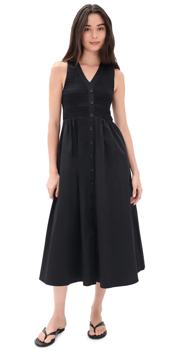 La Ligne aeva Midi Dress Black | Image 1 La Ligne aeva Midi Dress Black | Image 1
