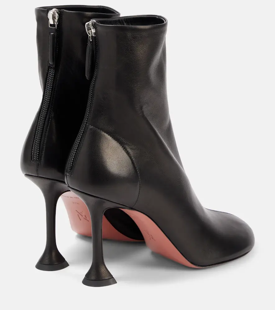 Amina Muaddi Iris 95 leather ankle boots | Thumbnail 2 Amina Muaddi Iris 95 leather ankle boots | Thumbnail 2