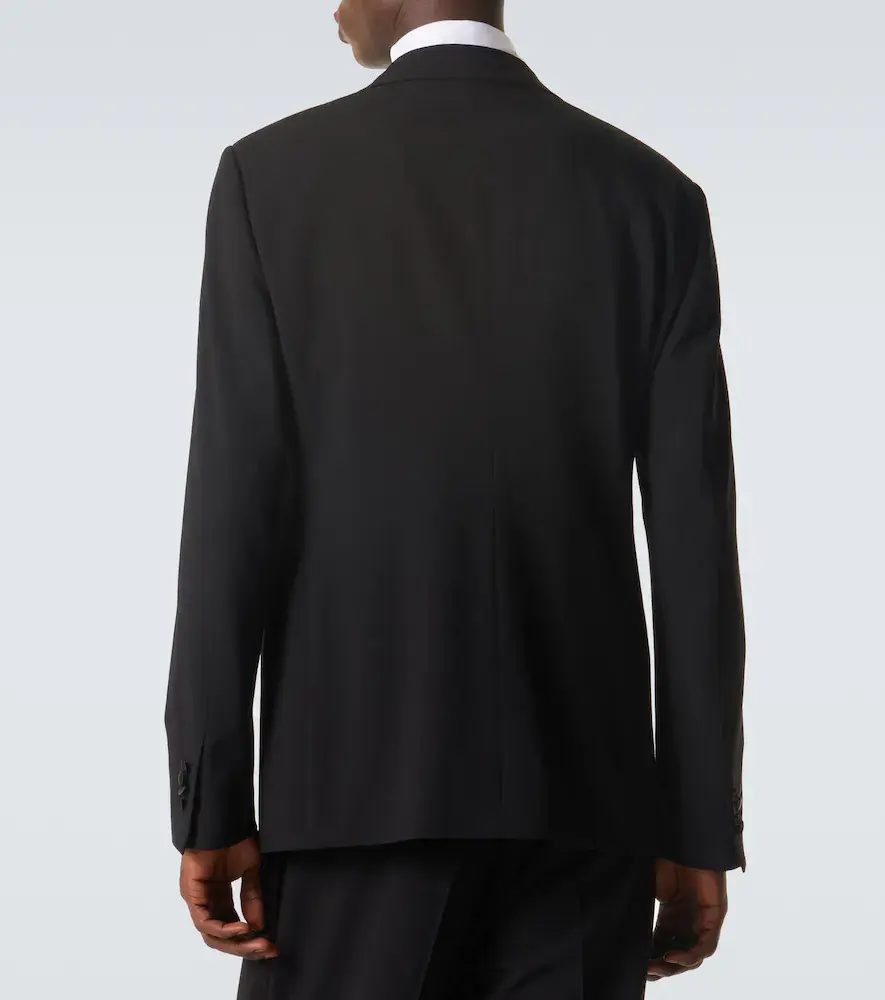 Giorgio Armani Virgin wool tuxedo blazer | Thumbnail 3 Giorgio Armani Virgin wool tuxedo blazer | Thumbnail 3