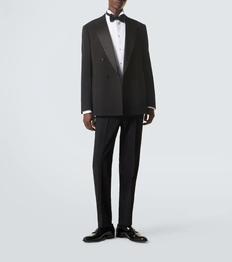 Giorgio Armani Virgin wool tuxedo blazer | Thumbnail 5 Giorgio Armani Virgin wool tuxedo blazer | Thumbnail 5