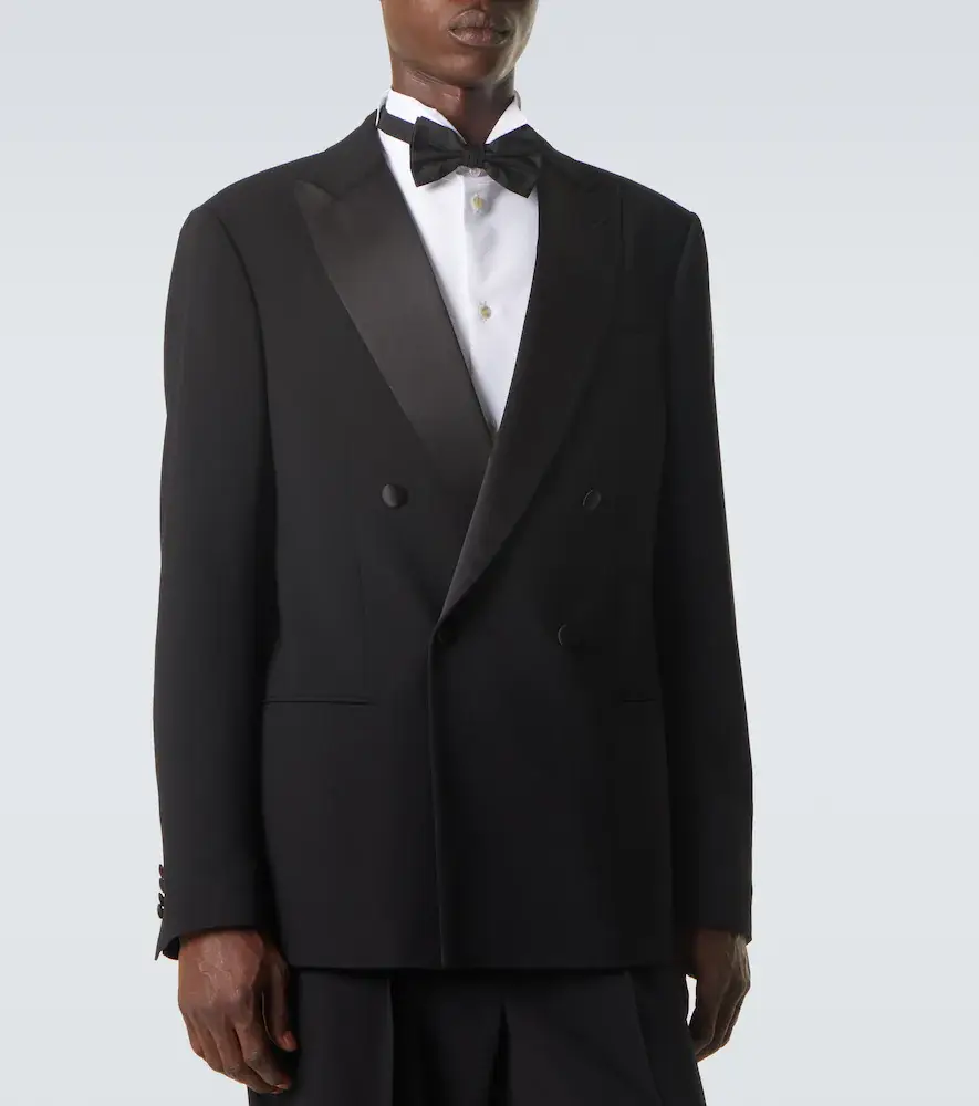 Giorgio Armani Virgin wool tuxedo blazer | Thumbnail 6 Giorgio Armani Virgin wool tuxedo blazer | Thumbnail 6